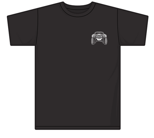 Front — Generations of Offroad T-shirt with small truck chest graphic